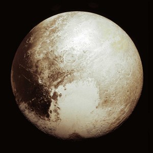Global mosaic view of Pluto
