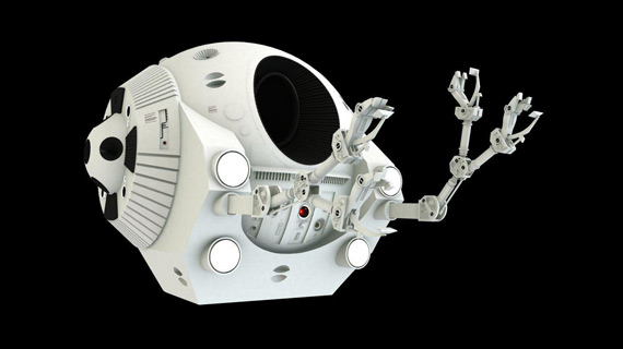 The EVA Pod from 2001: A Space Odyssey is the most realistic vehicle on this list.